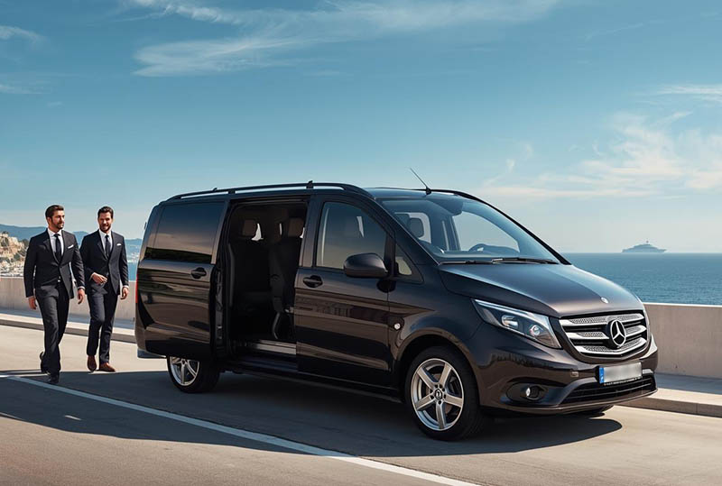 Minibus avec chauffeur pour transfert Aéroport Mandelieu