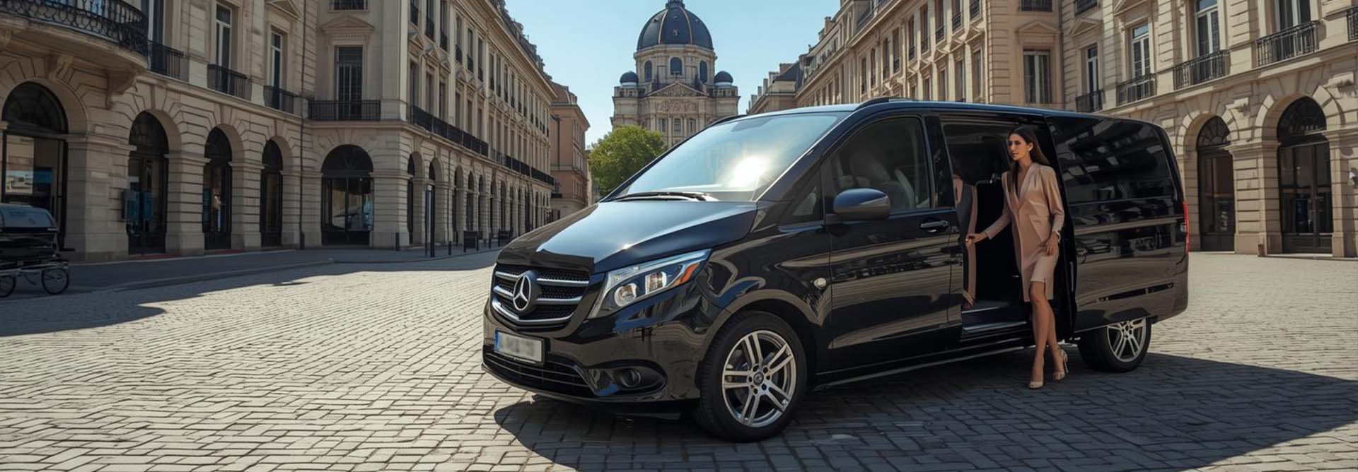 Minibus avec chauffeur pour transfert à Milan